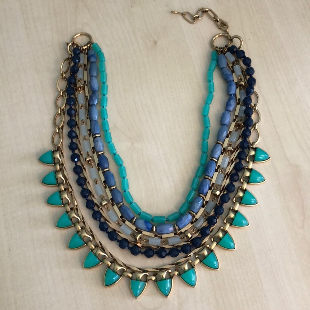 ๐ฆ ๐ EVERYTHING MUST GO! NWOT Stella & Dot Sutton Green Stone Necklace - Picture 5 of 6